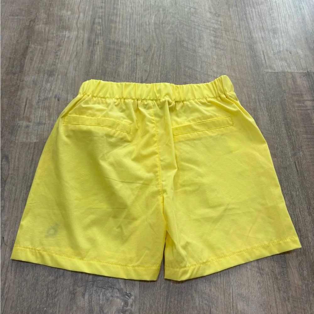 Kids Yellow Casual Swim Shorts